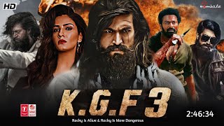 Kgf 3 Full Movie In Hindi Dubbed Update  Yash  Rana Daggubati  Kgf 3 Trailer  New South Movie [upl. by Rivkah]