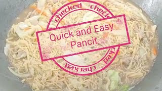 Quick Easy and Low Budget Pancit [upl. by Astred]