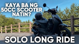 Solo long ride with 50cc scooter Kaya kaya sa paahon [upl. by Spieler]