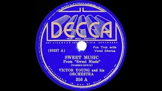 1935 Victor Young  Sweet Music Jimmie Ray vocal [upl. by Eselahc]