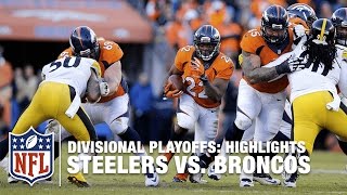 Steelers vs Broncos  Divisional Playoff Highlights  NFL [upl. by Swart]