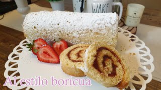 Receta de Brazo Gitano de Puerto Rico [upl. by Cassandre]