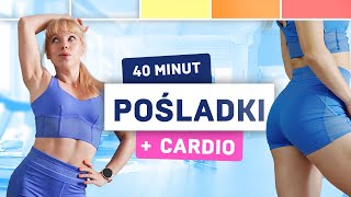 TRENING NA POŚLADKI  CARDIO W DOMU 🍑 PUPA JAK MARZENIE  WYZWANIE WRZEŚNIOWY COMEBACK 💜 [upl. by Essam786]