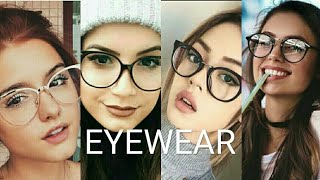 How To Style Glasses For Women  Eyewear Trends 2019Style for Every Girls [upl. by Garris]