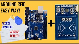 How to use RFID reader RC522 with arduino easy way [upl. by Merill533]