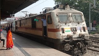 Departure of 13239 Patna Kota Superfast Express From Danapur With Inlead Vadodara WAP7 [upl. by Sybille]