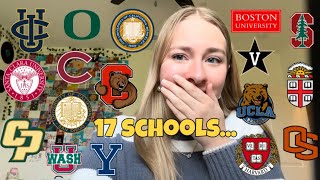 College Decisions Reactions 2024 ivies ucs more [upl. by Swen]