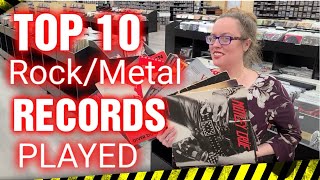 Top 10 Heavy Metal  Hard Rock  Vinyl Records we Play A LOT [upl. by Einegue360]