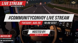 CommunityConvoy with gamekeeperscz 🚛🚛  SCS Software [upl. by Eltsryk]