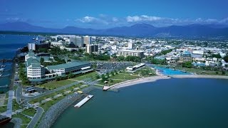 Cairns Tour  Esplanade Lagoon amp Harbor amp Pier Nightlife [upl. by Kenlee]