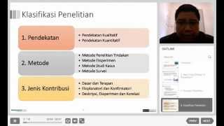 Kuliah 20 Menit tentang Metodologi Penelitian [upl. by Ingeborg]