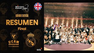 UCAM Murcia  Real Madrid 7384 HIGHLIGHTS  Playoff Final Liga Endesa 2024 [upl. by Yves]