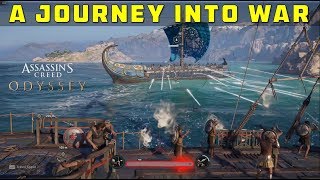 A Journey Into War Destroy Athenian Blockade Ships  ASSASSIN’S CREED ODYSSEY [upl. by Kiki]