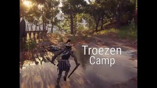 Assassins Creed Odyssey  Troezen Military Camp  Loot treasure Kill captain [upl. by Reprah]