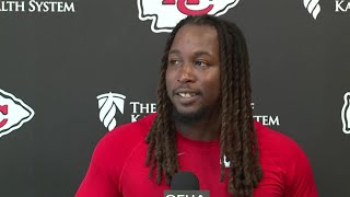 Chiefs RB Kareem Hunt I didnt think Id end up back here [upl. by Llehsyar]