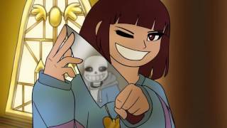 Undertale Stronger Than You Chara and Sans [upl. by Ahsenaj]