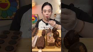 Asmr Mukbang Chocolate 🍫 Ice cream 🍨 eating mukbang asmreating icecream [upl. by Penthea]