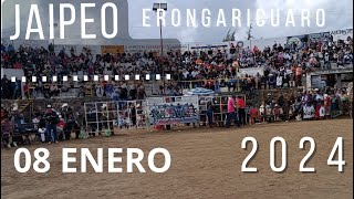 SEGUNDO DIA DE JARIPEO  ERONGARICUARO MICHOACAN  8 DE ENERO 2024 [upl. by Alaek]