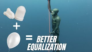 How QUICKLY IMPROVE Freediving Equalization With EQ Tool and Balloon [upl. by Anirres]