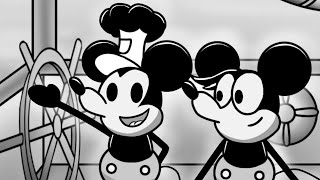 STEAMBOAT WILLIE MEETS PLANE CRAZY  Steamboats Travels Episodio 1  Español by Hato [upl. by Ahsenor350]