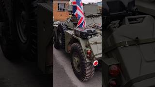 Daimler Ferret Scout Car 8 mpg HR4K MILITARY SHOW army event [upl. by Noxin]