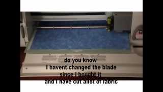 How to cut fabric on your cricut or other scrapbooking cutter [upl. by Revkah]