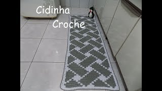 Cidinha Croche Passadeira Em Croche 3D Passo A PassoParte 12 [upl. by Lisabet356]