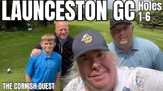 LAUNCESTON Golf Club Holes 16 The Cornish Quest [upl. by Kcirdef432]