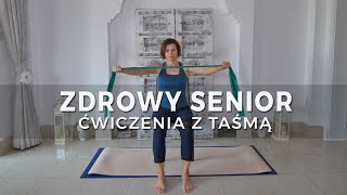 Ćwiczenia z Taśmą cz1  Zdrowy Senior  Aktywny Senior [upl. by Raine702]