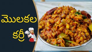 Sprouts Curry in Telugu  How to Make Sprouts Curry  Sprouts Recipes  Molakala Curry [upl. by Alexia]