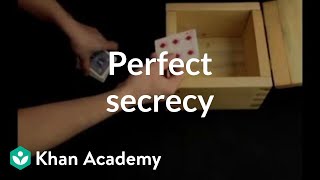 Perfect secrecy  Journey into cryptography  Computer Science  Khan Academy [upl. by Suirtemed]