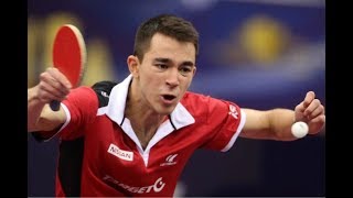 Hugo Calderano vs Paul Drinkhall  German League 2019 [upl. by Ssew878]