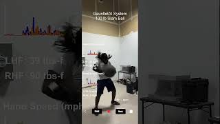 GauntletAI 100lb Slam Ball Test [upl. by Enneyehc]