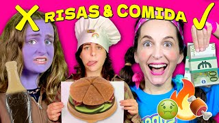 ¡24 Horas de Retos de Comida ÉPICOS 🍭🍔 Comiendo JUGUETES y POP IT Vs GOMINOLAS y CHOCOLATE 🍬🍫 [upl. by Erual]