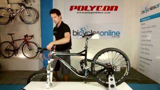 How to install a 15mm thru axle on a mountain bike [upl. by Pitchford281]