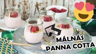 Málnás panna cotta [upl. by Nomael]