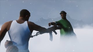 CJ vs Big Smoke Mod Black Myth Wukong [upl. by Thorley418]