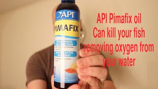 API Pimafix Oil almost killed my fish [upl. by Morra394]