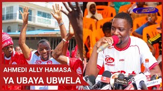 🔴 LIVE  AHMEDI ALLY AMESEMA HII NDIO HAMASA YA UBAYA UBWELA 🦁⚽️🇹🇿 [upl. by Sol668]