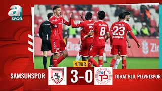 Samsunspor 30 Tokat Belediyesi Plevnespor Ziraat Türkiye Kupası 4 Tur Maç  A Spor [upl. by Sada]