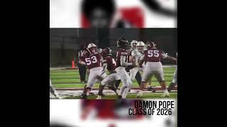 Anniston High School’s Jr ATH DAMON POPE is Him quezshotit [upl. by Eilraep]