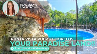 Paradise Found  Lot for sale Riviera Maya Puerto Morelos Mexico [upl. by Philemol356]