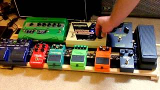 Pedal Board Demonstration  August 2012 updated demo link in description [upl. by Arocat]