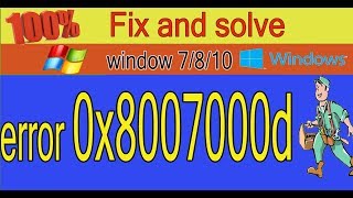 How to Fix Windows Update Error 0x8007000D in Windows 10 Tutorial 2020 easy method [upl. by Adnyc]