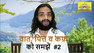 2 Vata Pitta Kapha Tridosha Explained  Basic Ayurveda Knowledge in Hindi by Nityanandam Shree [upl. by Aenal]