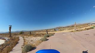 Mini Bikes Cruising an empty waterpark out in the Mojave desert GoPro POV [upl. by Sixel]