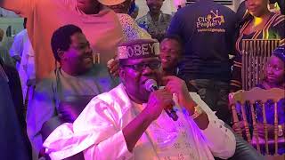 Evang Ebenezer Obey Performs  Evang Funmi Aragbaye 70th Birthday In Ibadan [upl. by Nailliw163]