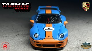 164 Tarmac Works Porsche 993 Remasterd by Gunther Werks [upl. by Ahseekal]