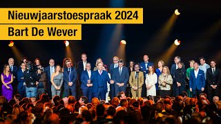 Nieuwjaarstoespraak 2024 Bart De Wever [upl. by Lucic]