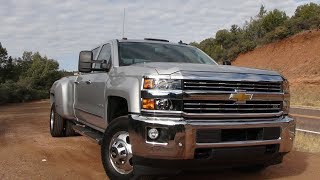 2015 Chevy Silverado 3500 HD Diesel 4WD First Drive Review [upl. by Aleydis]